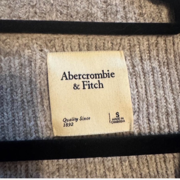 Abercrombie & Fitch Light Gray Women's Cardigan - Picture 3 of 4